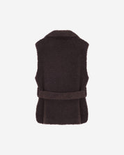 [SIGNATURE LINE] FAUX FUR PETER VEST