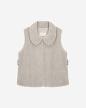 [SIGNATURE LINE] FAUX FUR PETER VEST