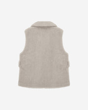 [SIGNATURE LINE] FAUX FUR PETER VEST