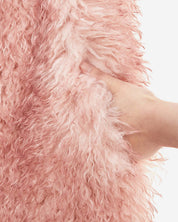 FAUX FUR MORI MG V-NECK VEST