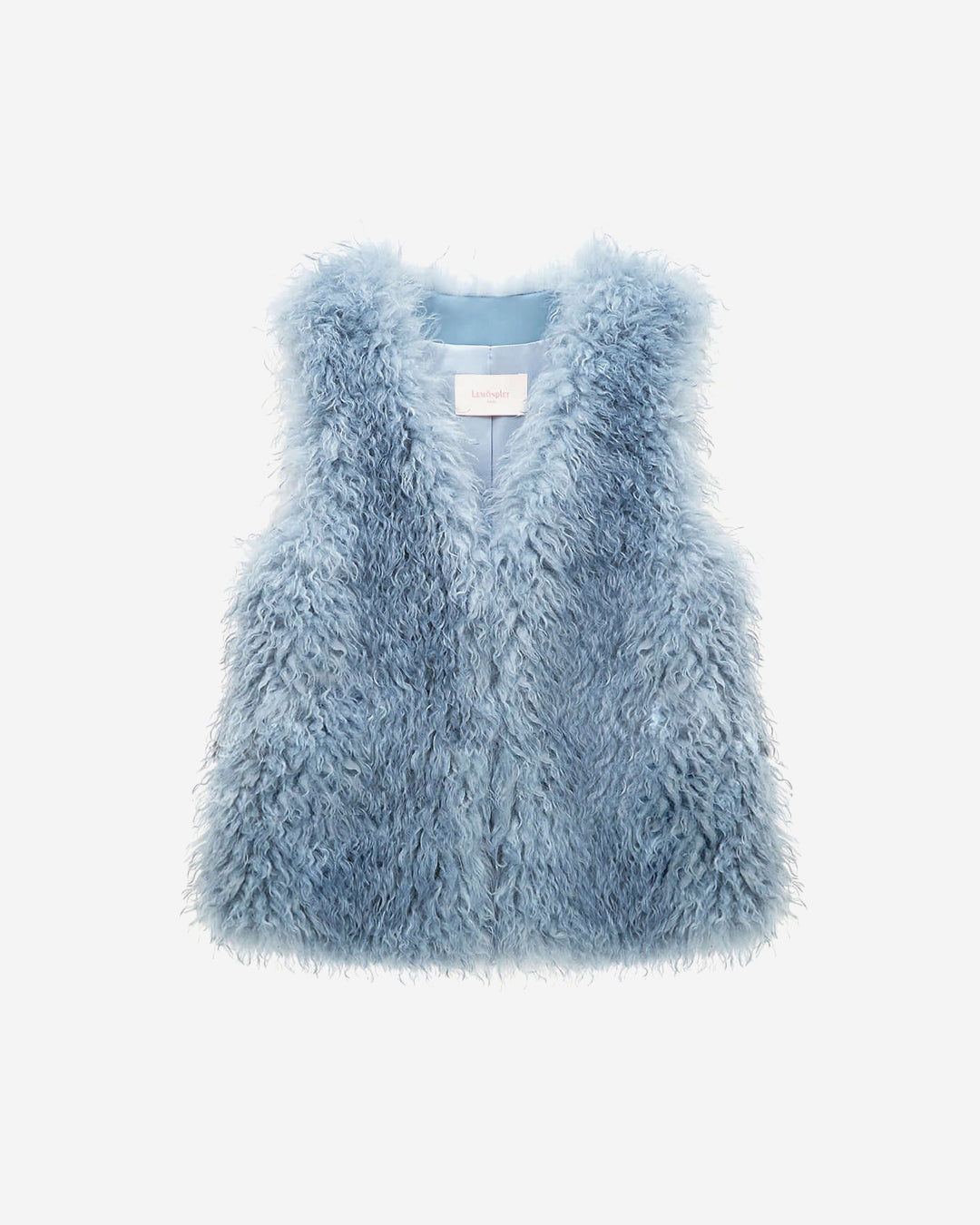 FAUX FUR MORI MG V-NECK VEST