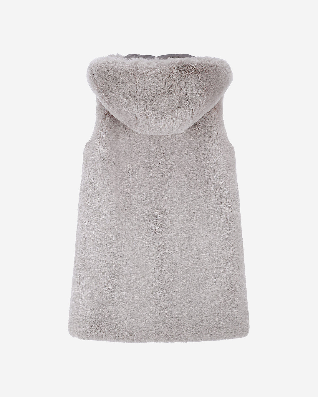 FAUX FUR CUPID HOODED VEST