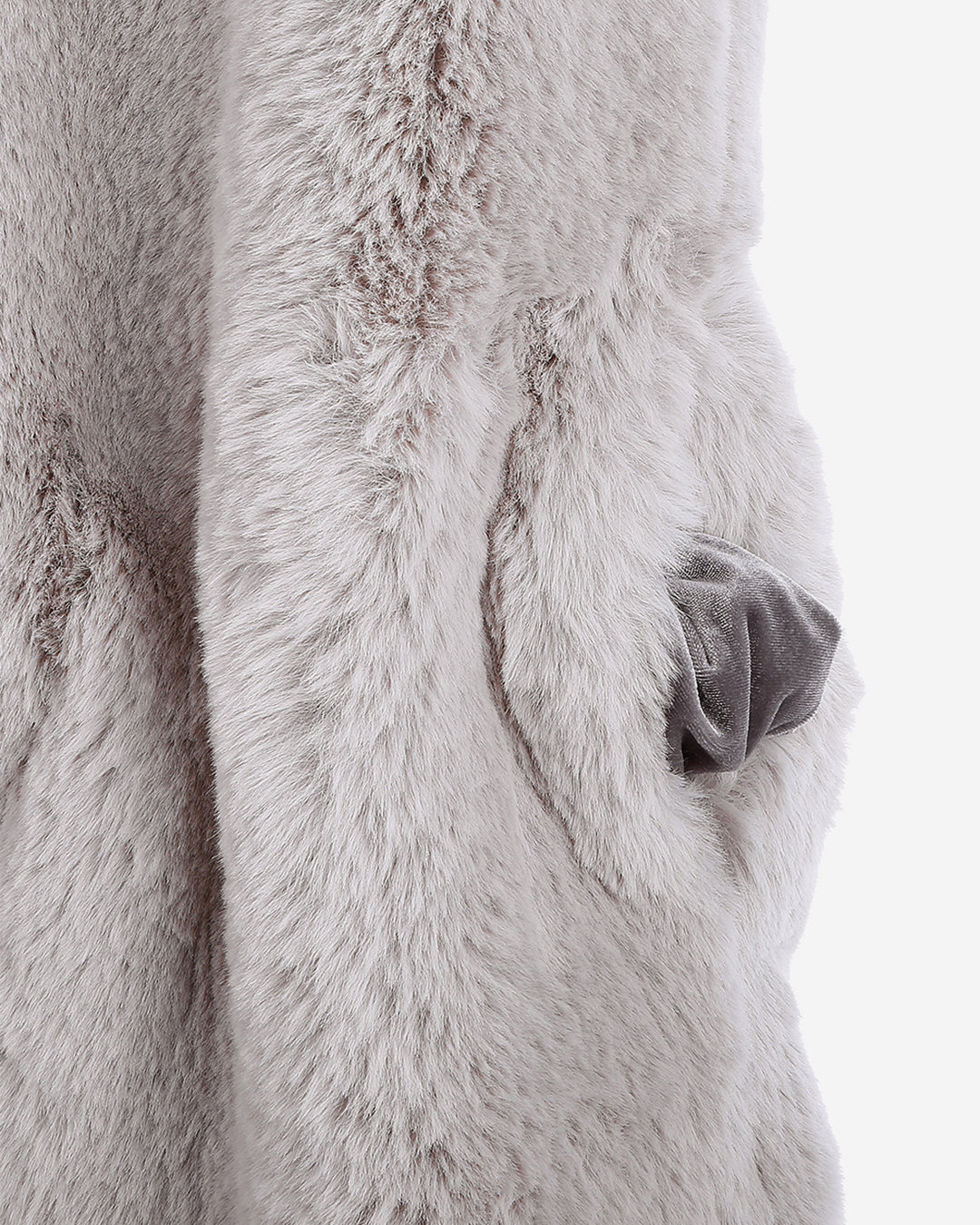 FAUX FUR CUPID HOODED VEST