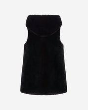 FAUX FUR CUPID HOODED VEST