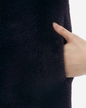 FAUX FUR CUPID HOODED VEST