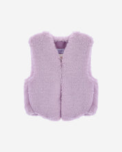 FAUX FUR MINI VEST