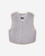 FAUX FUR MINI VEST