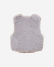 FAUX FUR MINI VEST