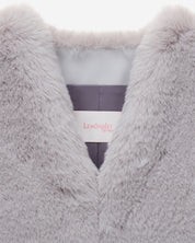 FAUX FUR MINI VEST