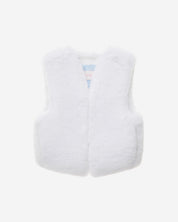 FAUX FUR MINI VEST