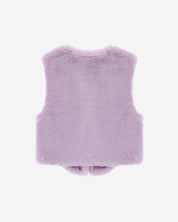 FAUX FUR MINI VEST