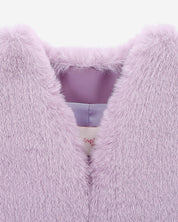 FAUX FUR MINI VEST