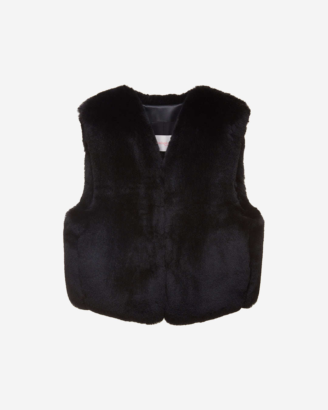 FAUX FUR MINI VEST