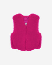 FAUX FUR MINI VEST