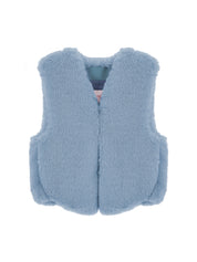 FAUX FUR MINI VEST