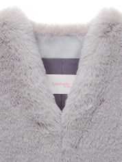 FAUX FUR MINI VEST