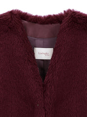 FAUX FUR MORI V-NECK VEST