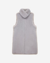 FAUX FUR KUN LONG VEST