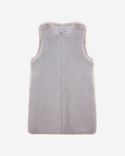 [REFURB]FAUX FUR KUN LONG VEST