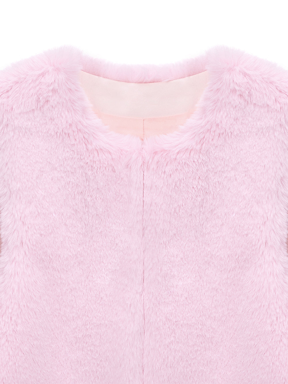 FAUX FUR KUN LONG VEST