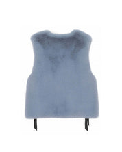[PRE-ORDER] FAUX FUR TIED KITTEN RIBBON VEST