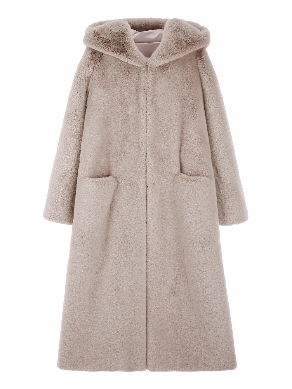 FAUX FUR LEMÖNPLET X OBLI COAT