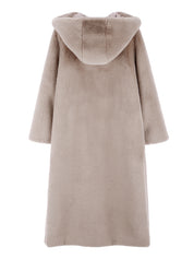 FAUX FUR LEMÖNPLET X OBLI COAT